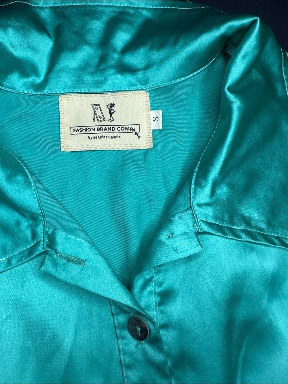 Fashion Brand Company Teal Satin jumpsuit